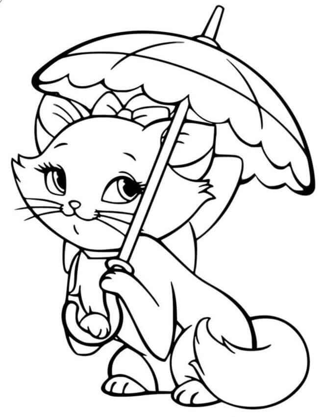 cores da gatinha marie para pintura