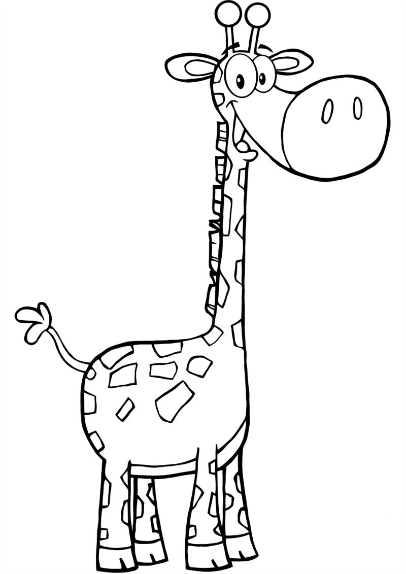 girafa para pintar