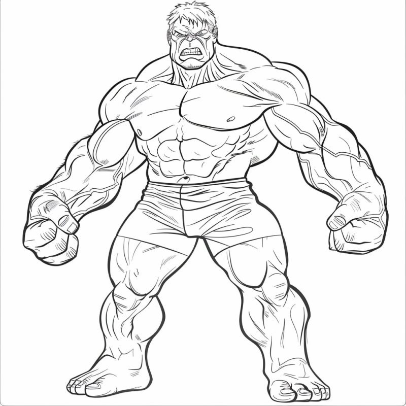 desenho herói para pintar