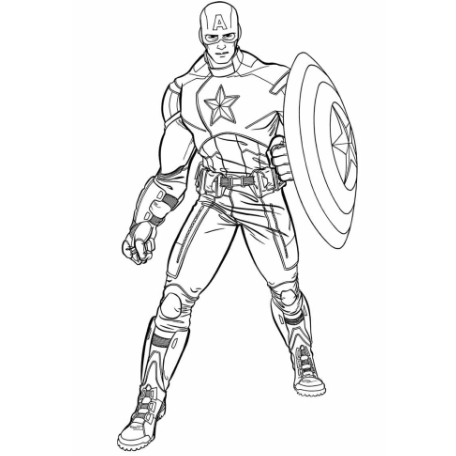simbolos marvel para colorir