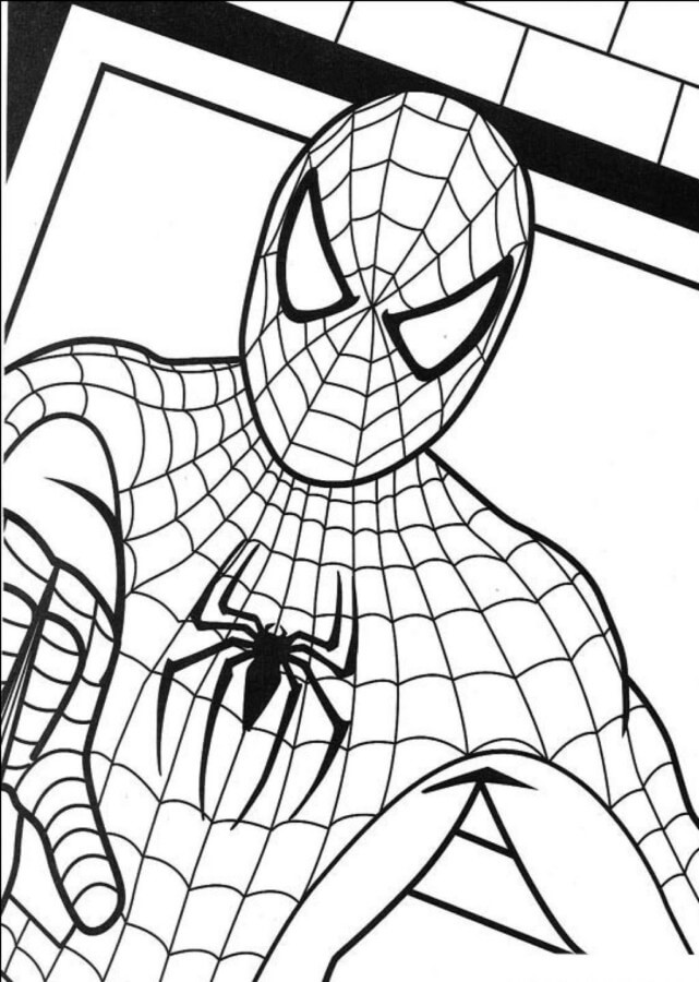 spider man coloring pages