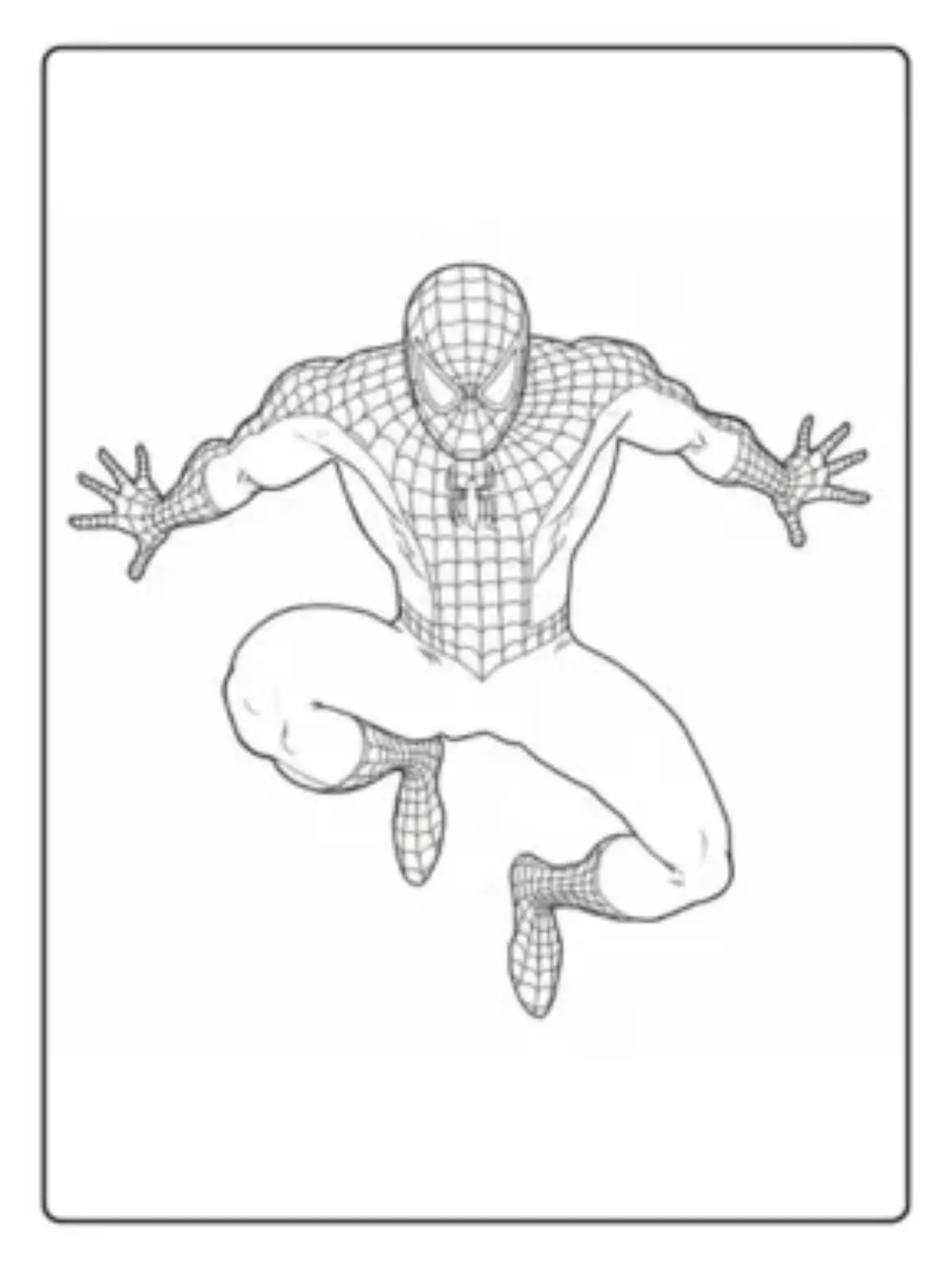 homem aranha para pintar