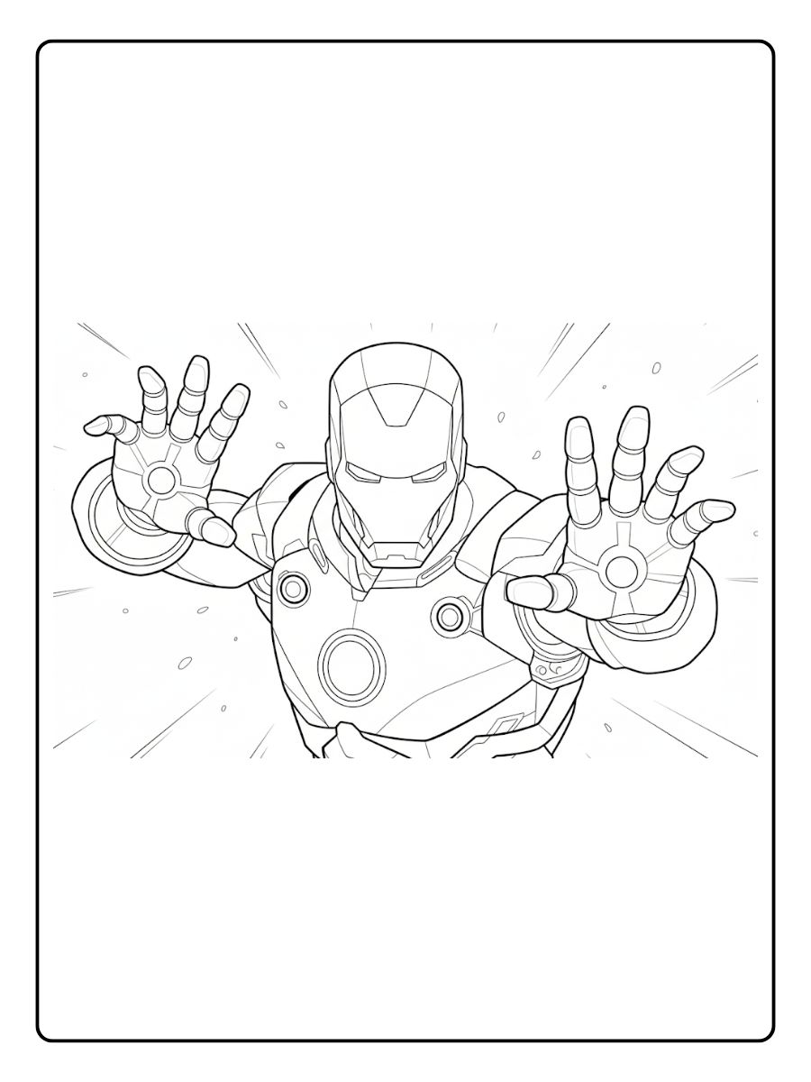 desenhos de super heróis realistas para colorir