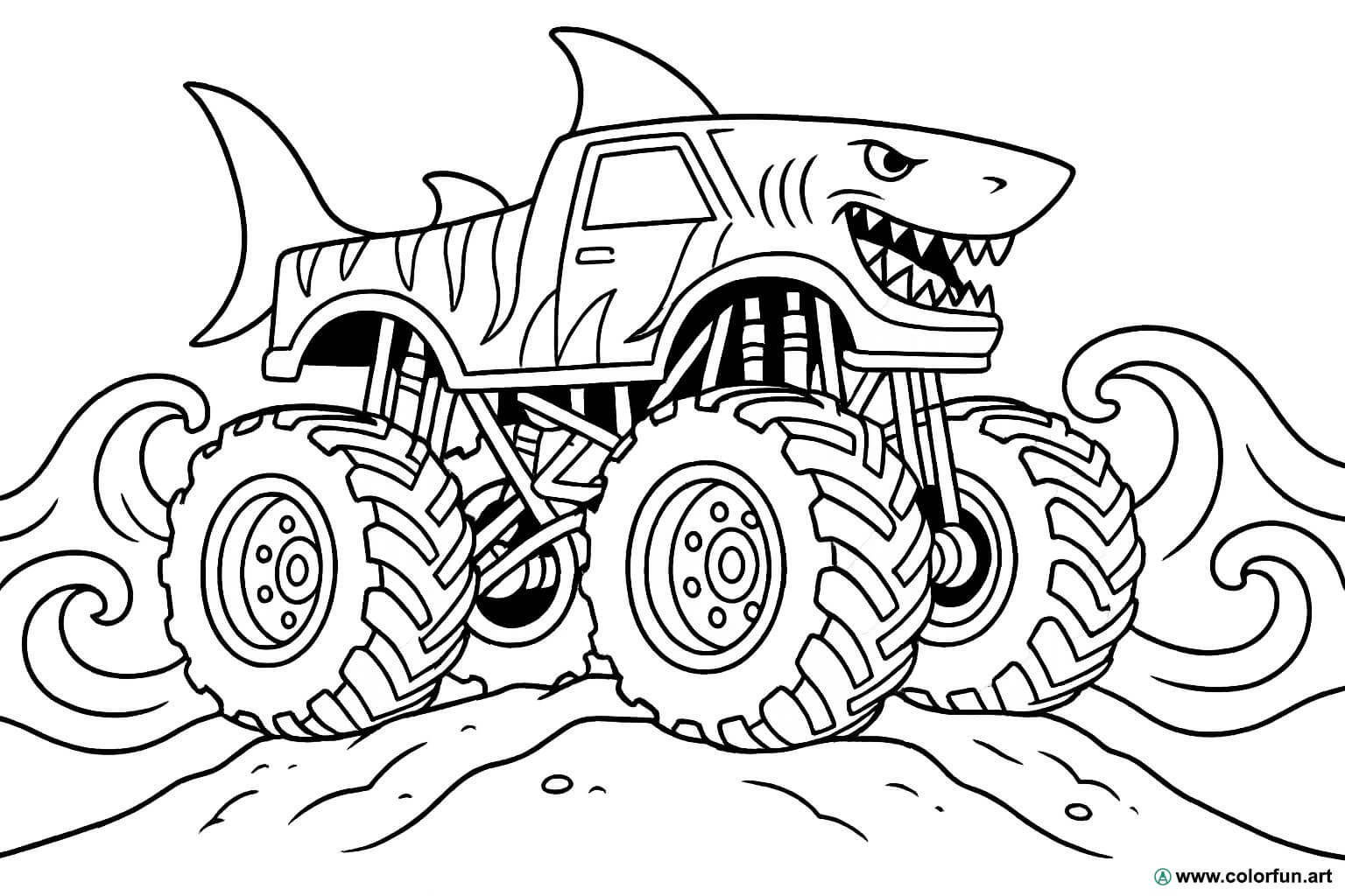 atividade infantil hot wheels monster truck