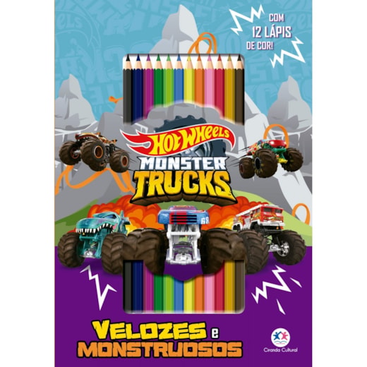 desenhos hot wheels monster truck para colorir grátis