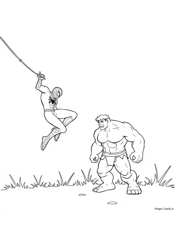 desenhos individuais do Hulk para colorir