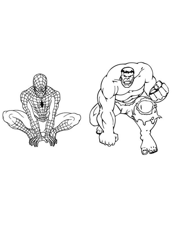 desenhos de super-heróis para colorir juntos