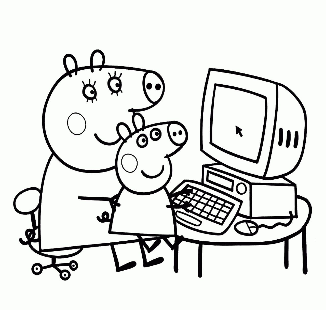 desenhos para colorir fofos