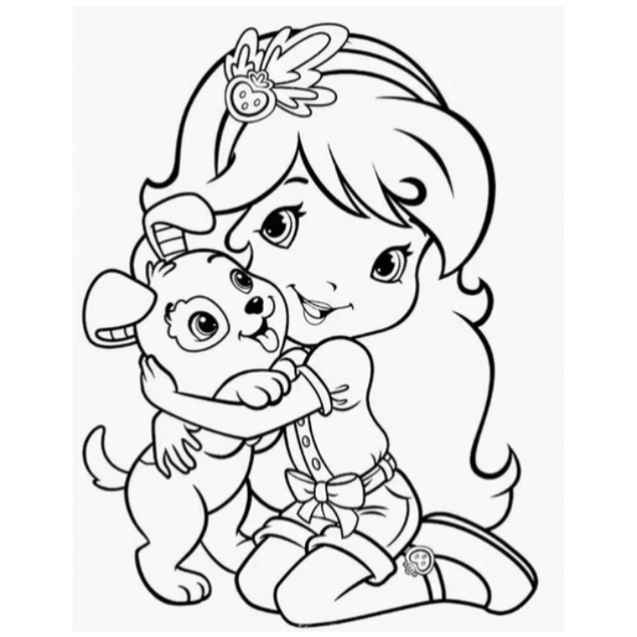 desenhos para colorir meninas fáceis