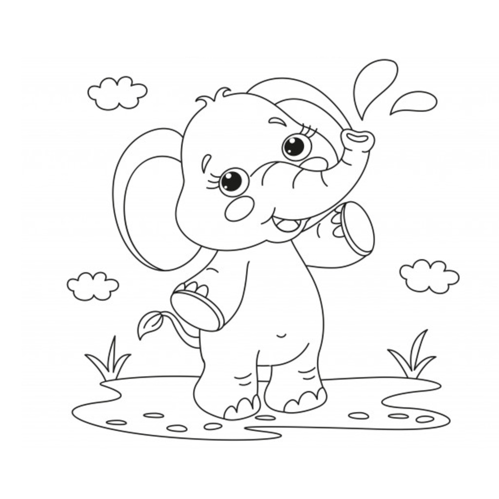 desenho para colorir infantil menina lazer saudável