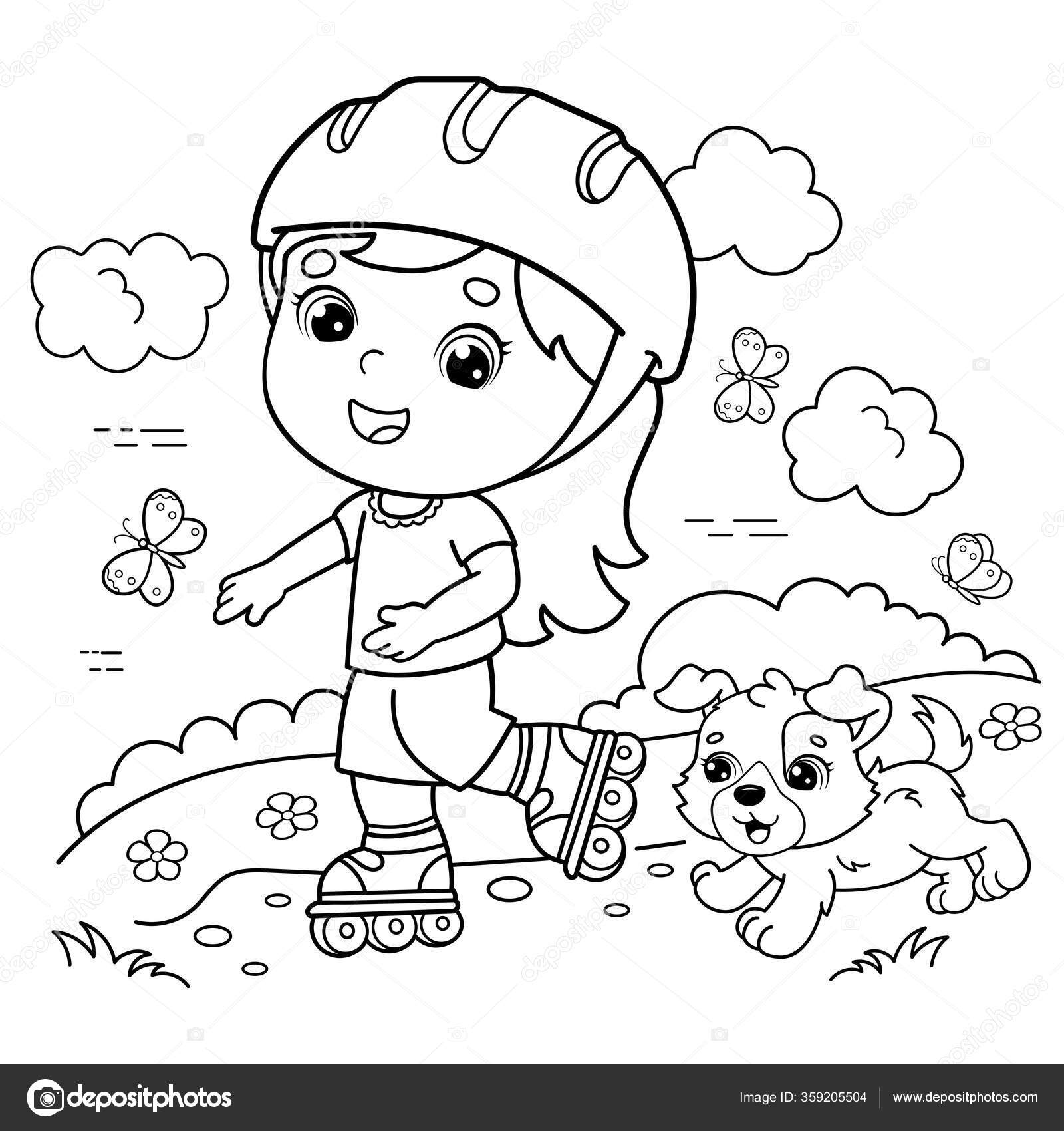 desenho para colorir infantil menina online