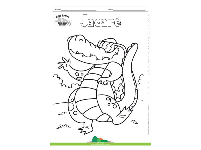 download desenho jacaré
