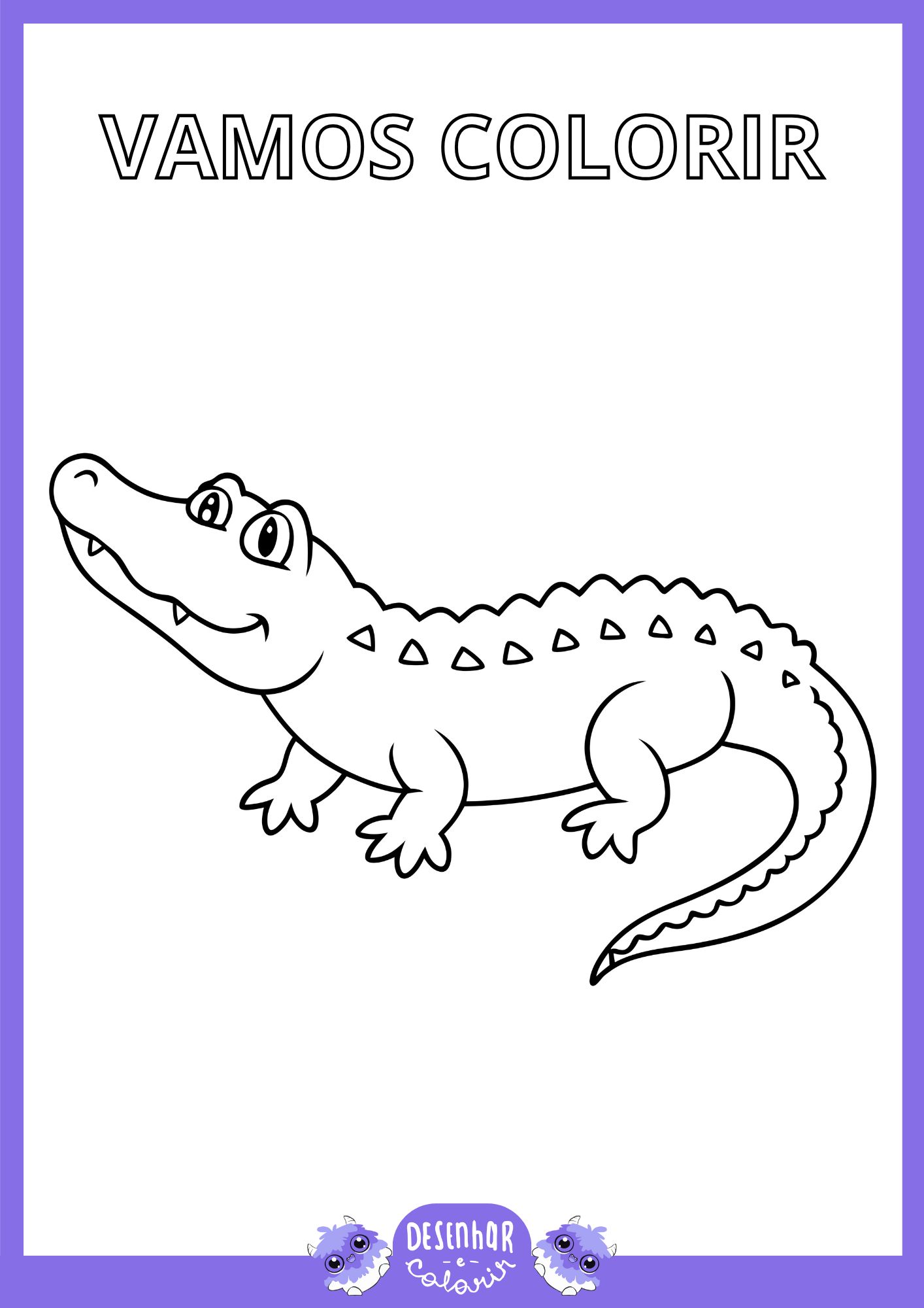 download desenho jacaré