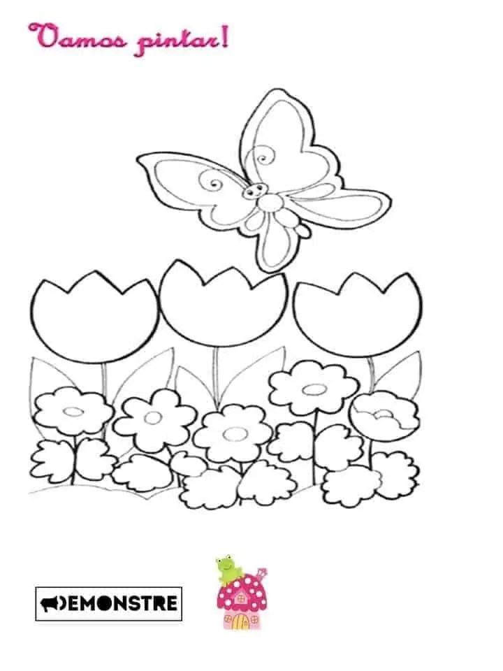 desenho para colorir com fadas