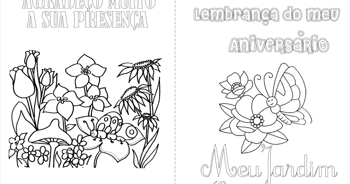 desenho para colorir jardim botânico mágico