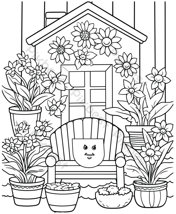 desenho para colorir jardim secreto