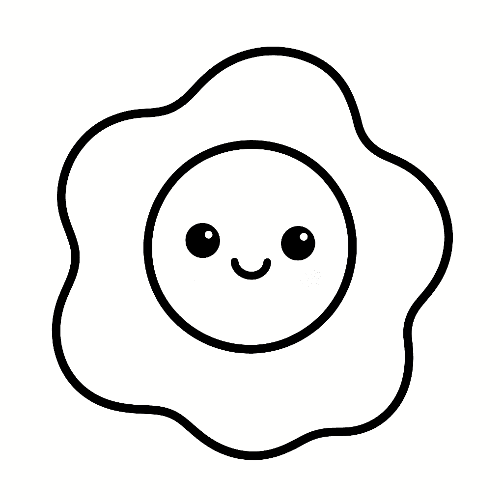 desenhos de comida fofa para colorir