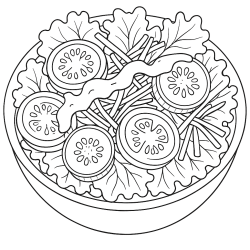 desenhos kawaii de comida para crianças