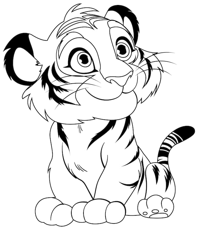 leão desenho fácil