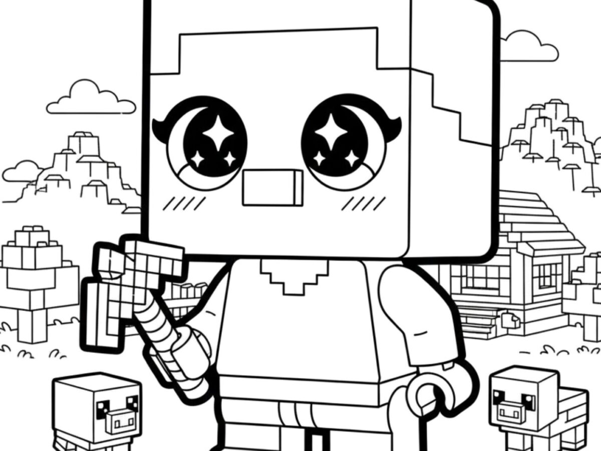 desenhos lego simples para criancas