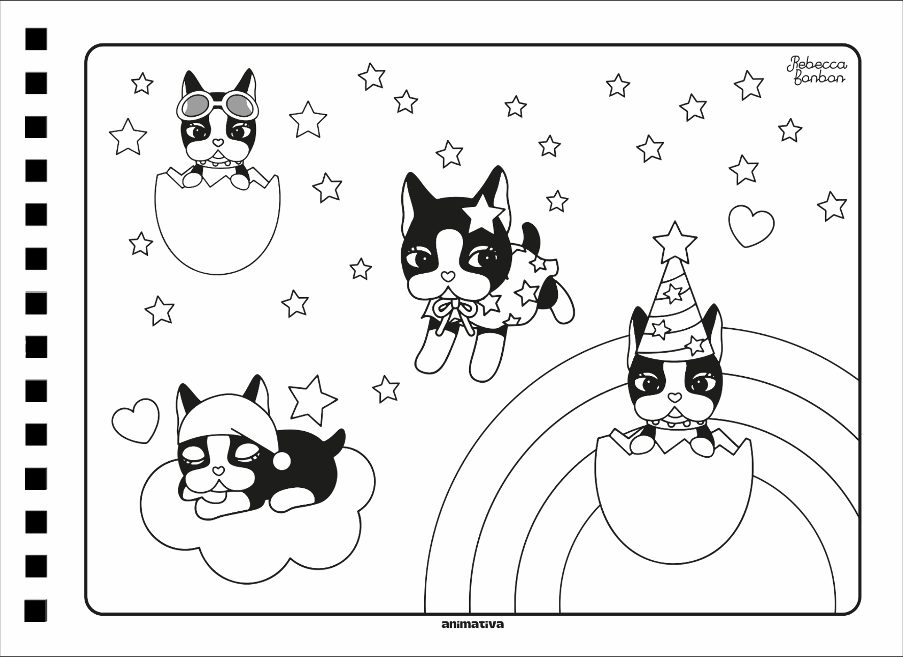 desenhos de corujas com livros para colorir
