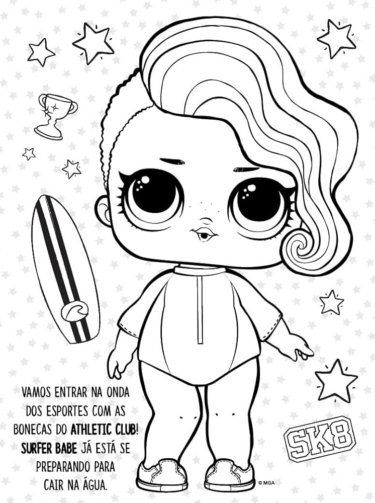 desenhos de LOL Surprise para colorir