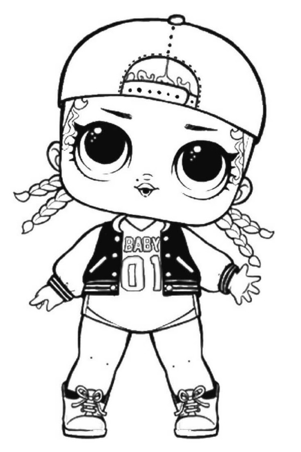 bonecas LOL bebês para pintar