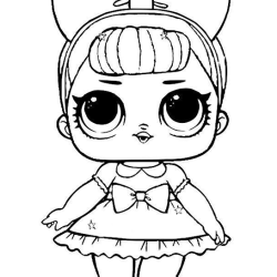atividade LOL bebê colorir A4