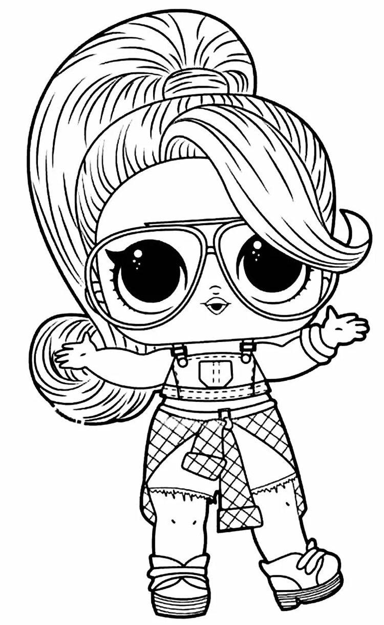 desenhos LOL OMG para imprimir