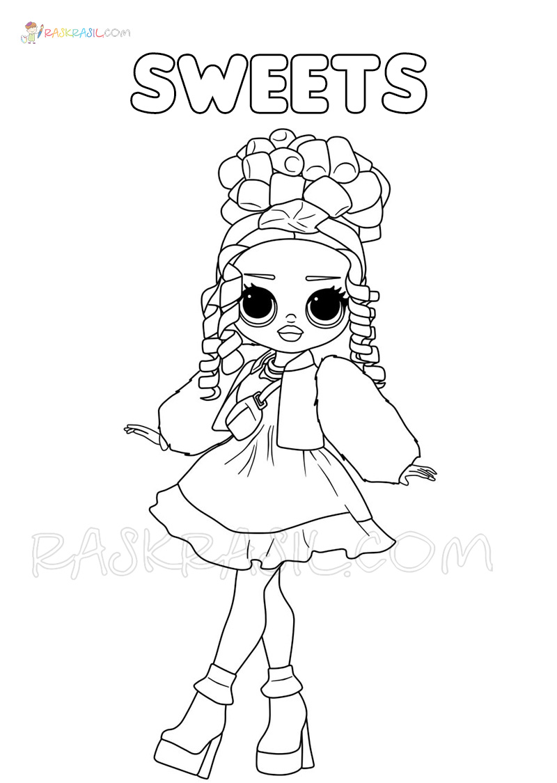 LOL Surprise OMG Royal Bee para colorir