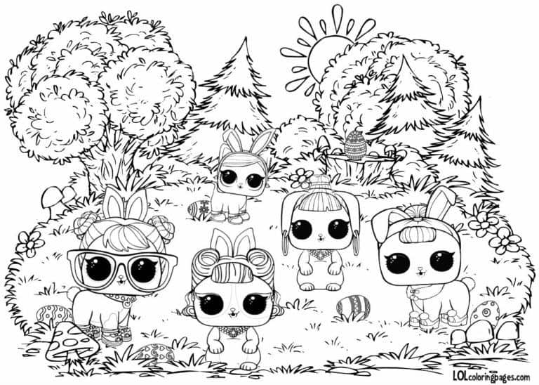 desenhos para colorir LOL Pets grátis
