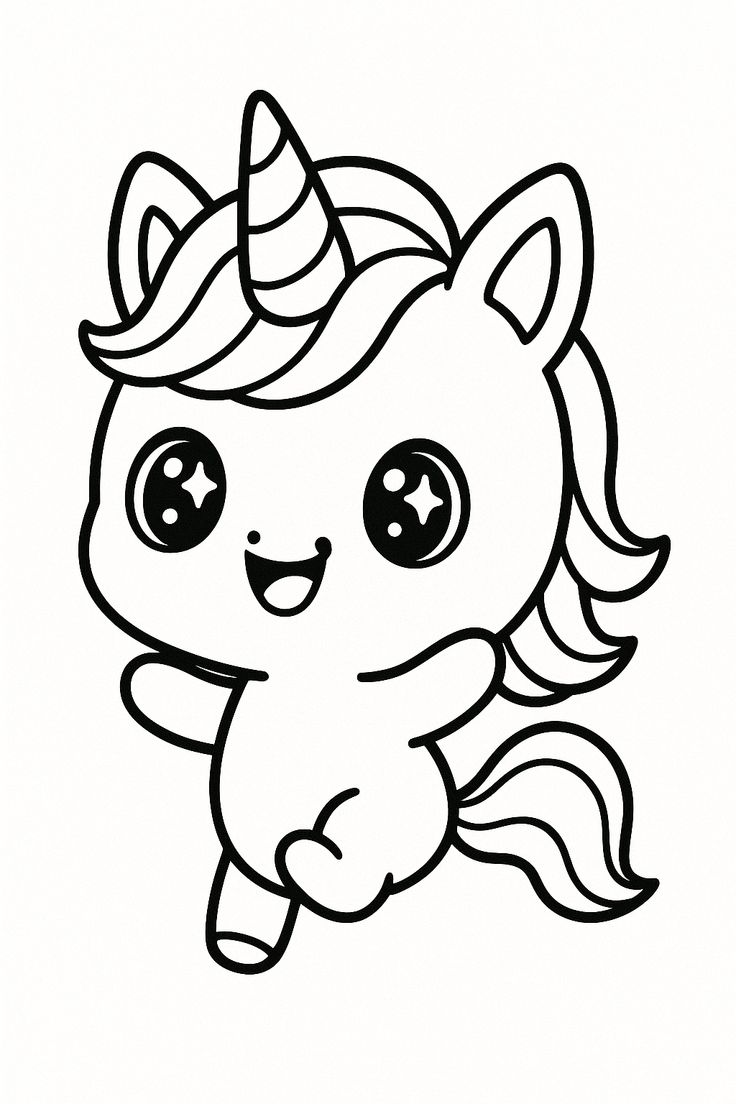 Página para colorir LOL Unicórnio
