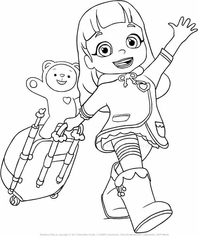 desenhos dos Aventureiros para colorir