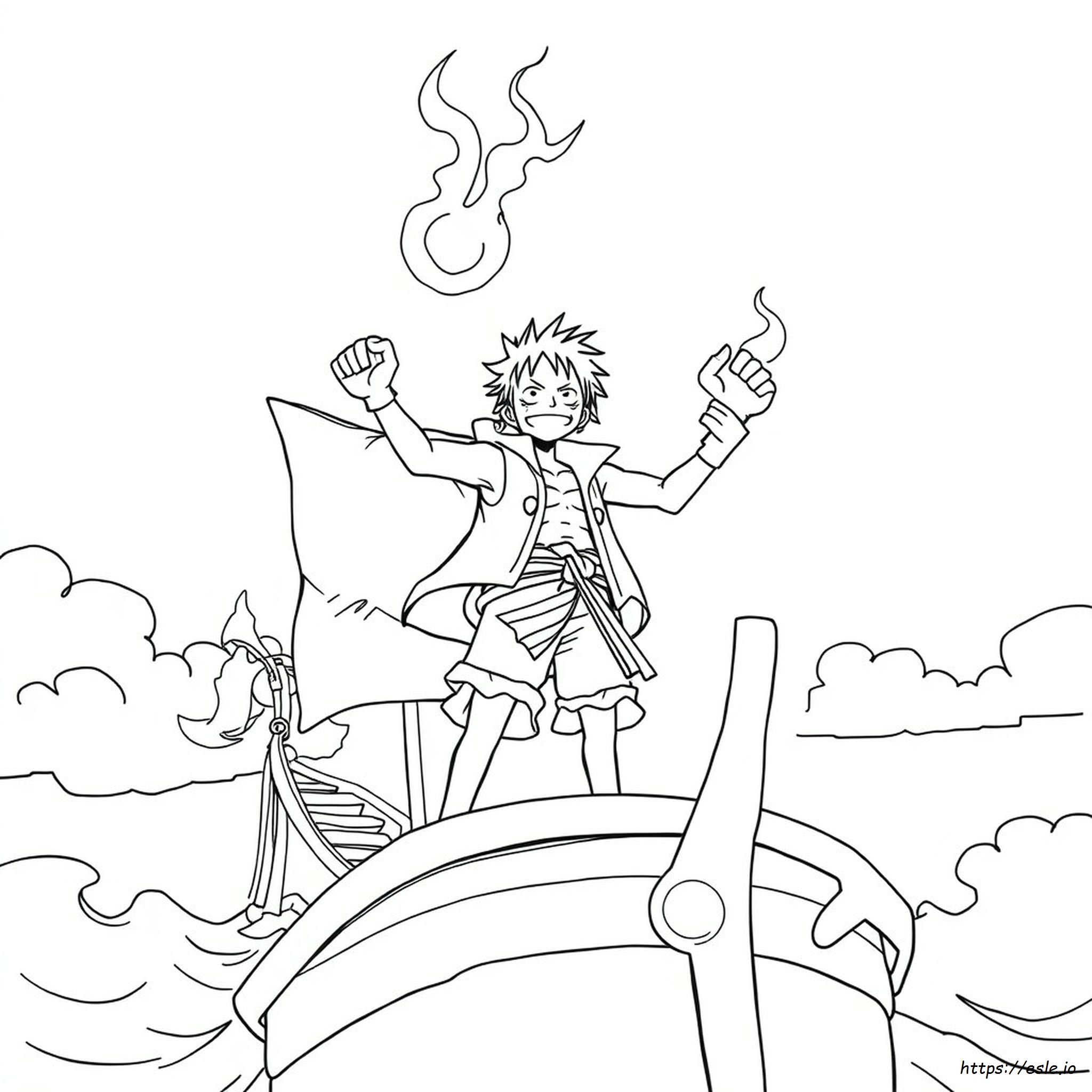 desenho luffy para imprimir