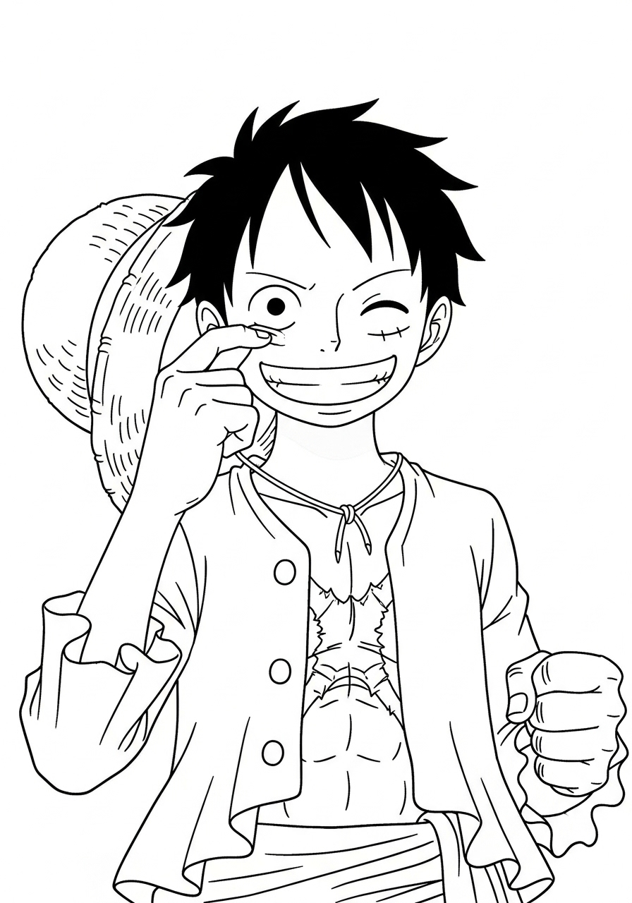 cores do luffy gear 4