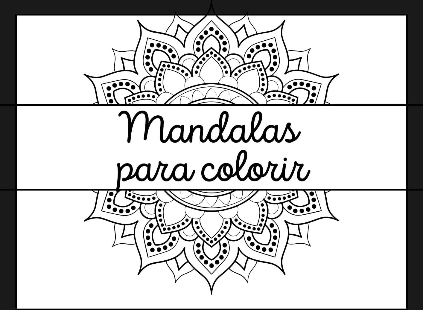 desenhos de mandalas para adultos