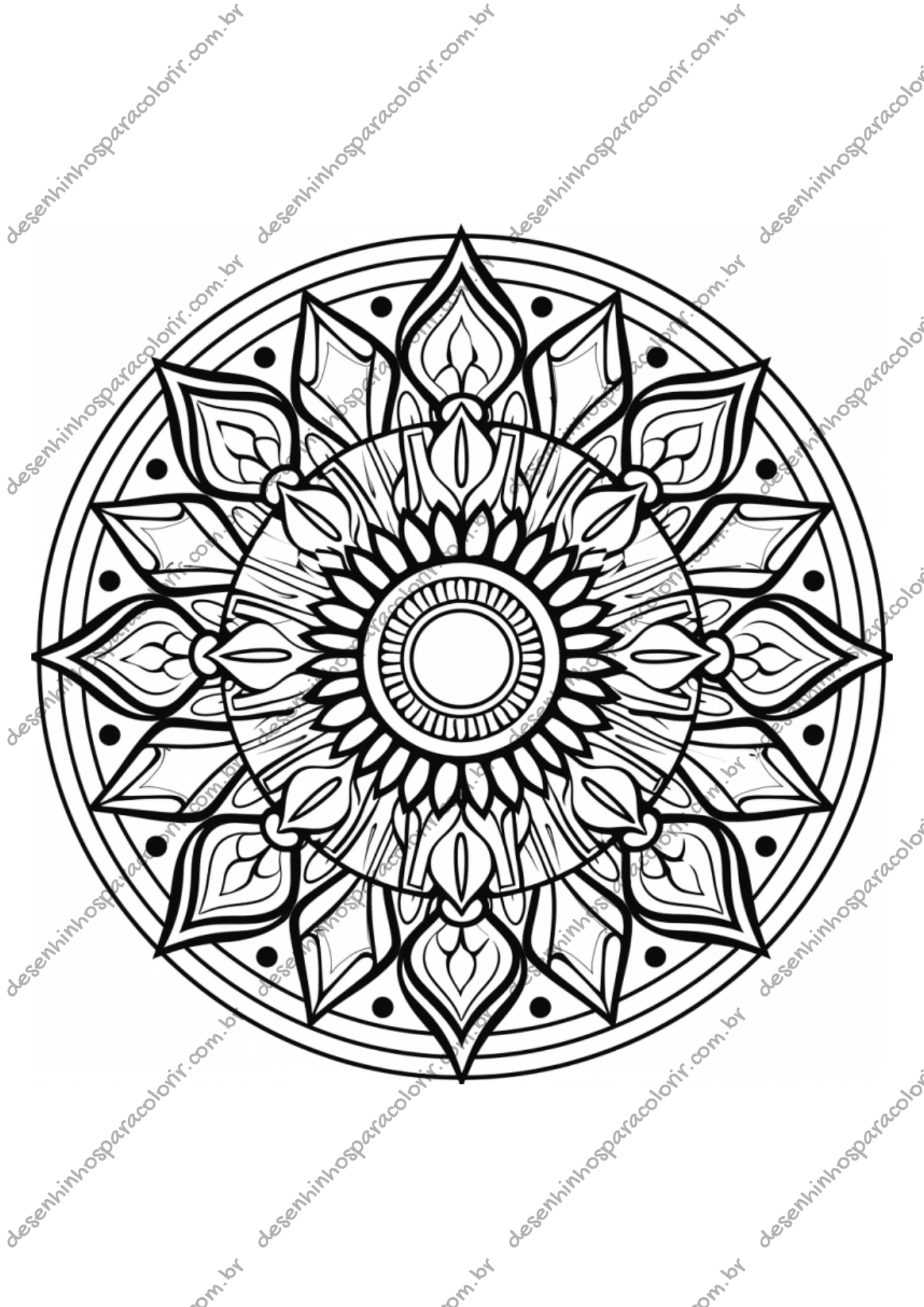 como colorir mandalas passo a passo