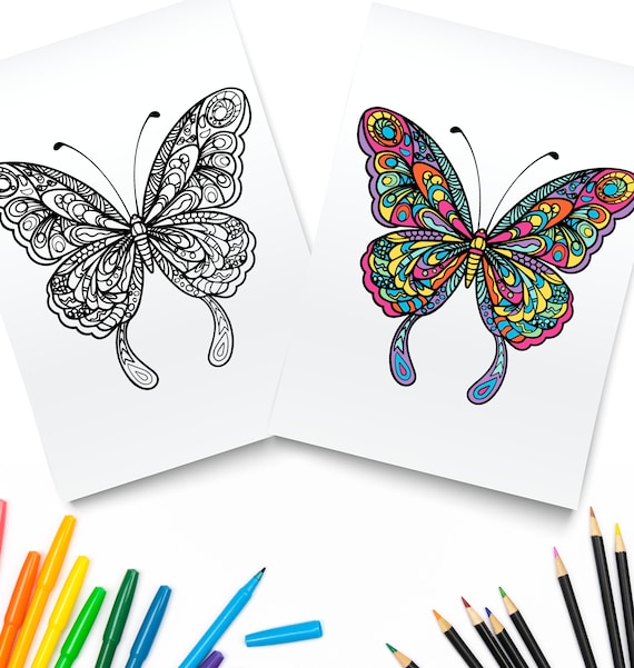 desenhos de borboletas com mandalas