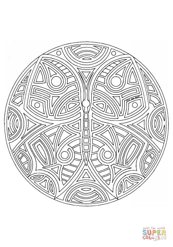significado borboleta mandala