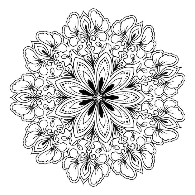 desenho de flor para pintar