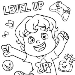 desenho jp para colorir