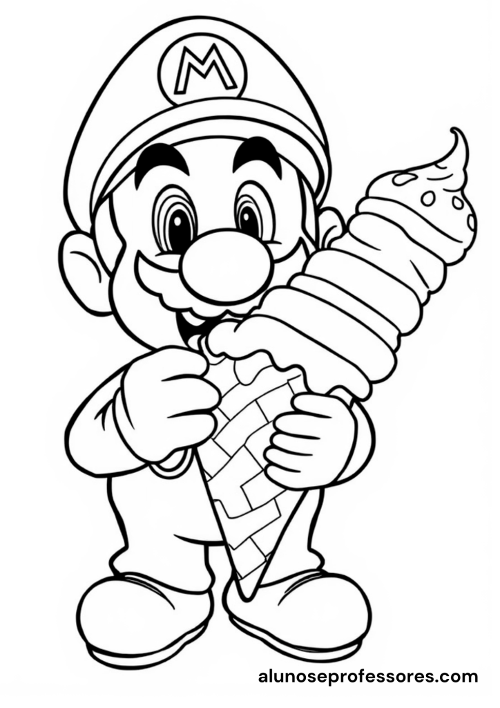 desenhos do Yoshi para colorir