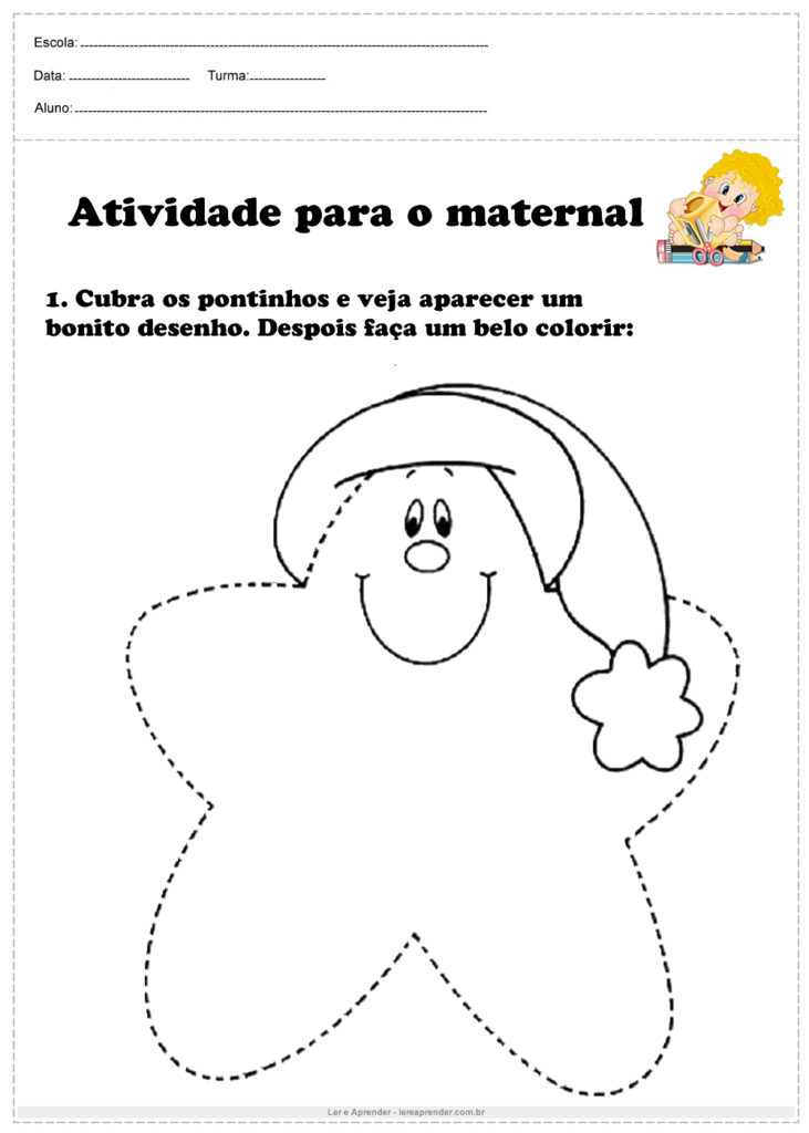 cores e formas para maternal atividades