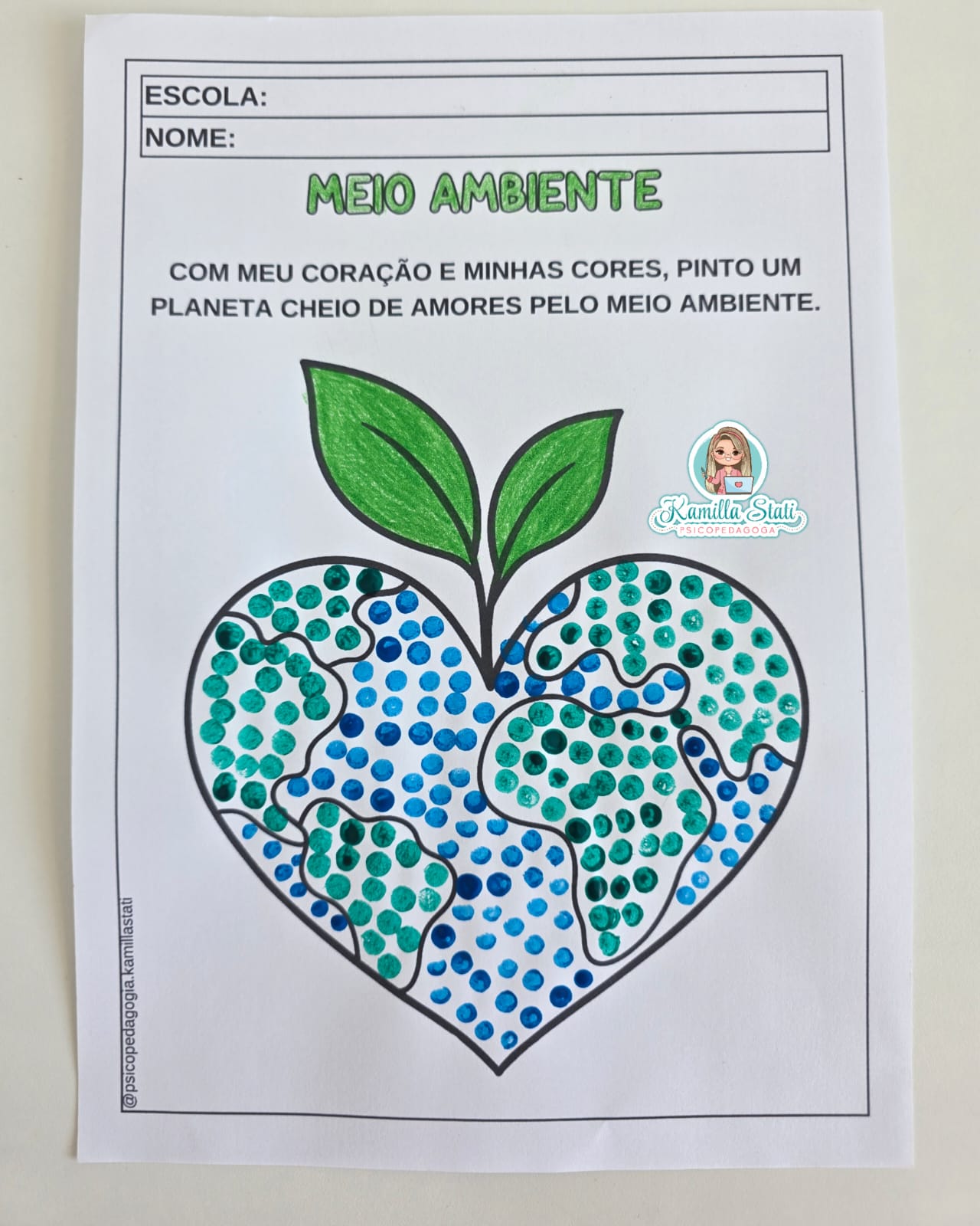 desenhos de animais e meio ambiente para colorir