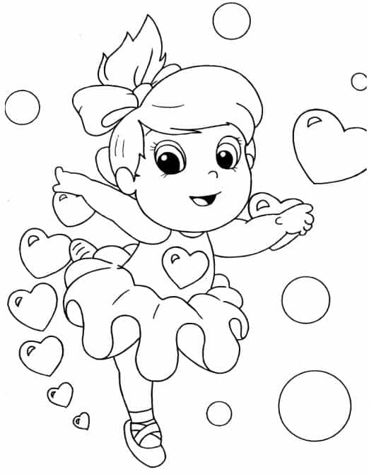 desenhos para colorir meninas grátis