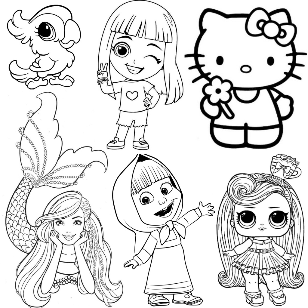 desenhos de meninas para bebês