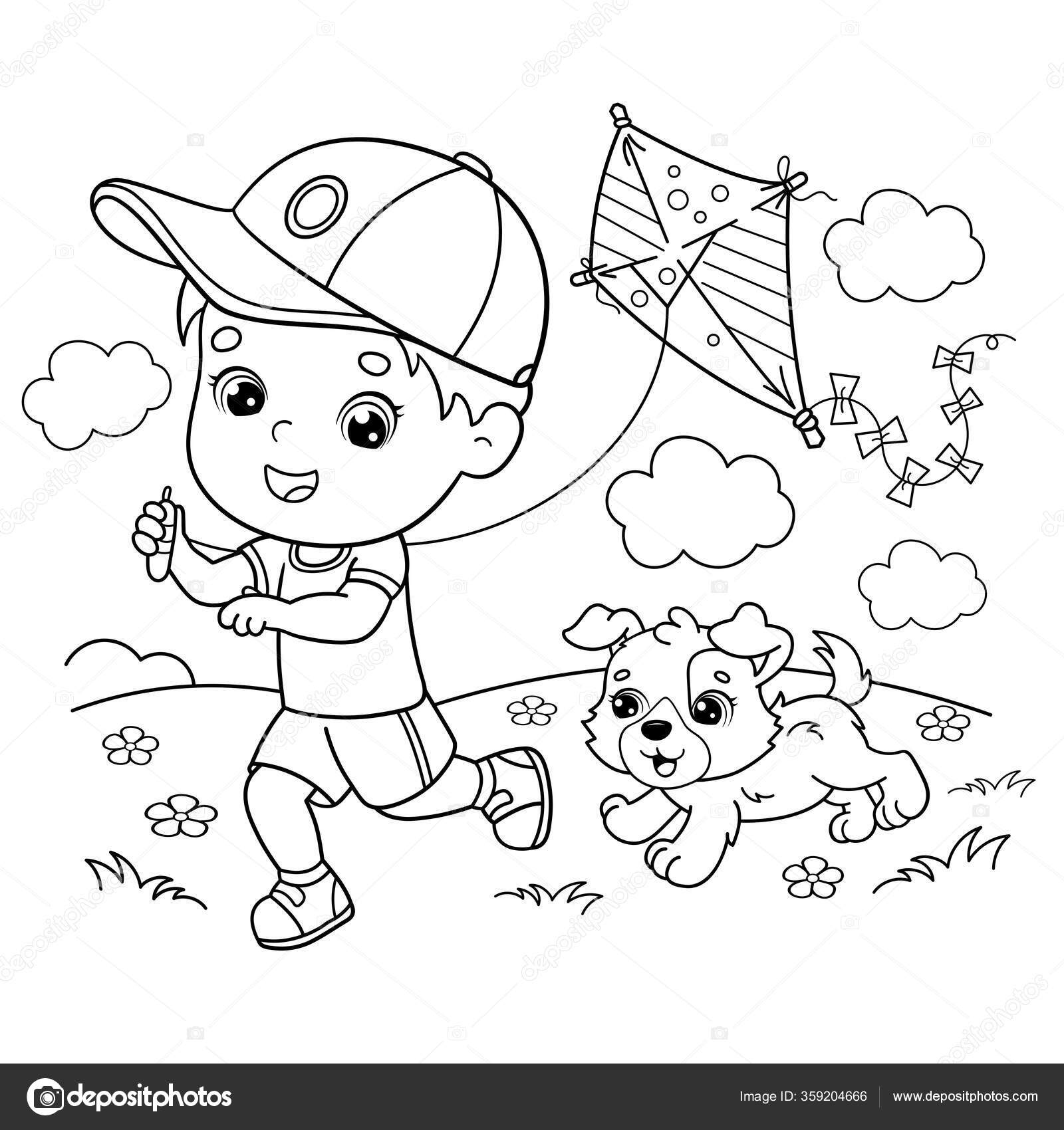 desenho para colorir menino carro
