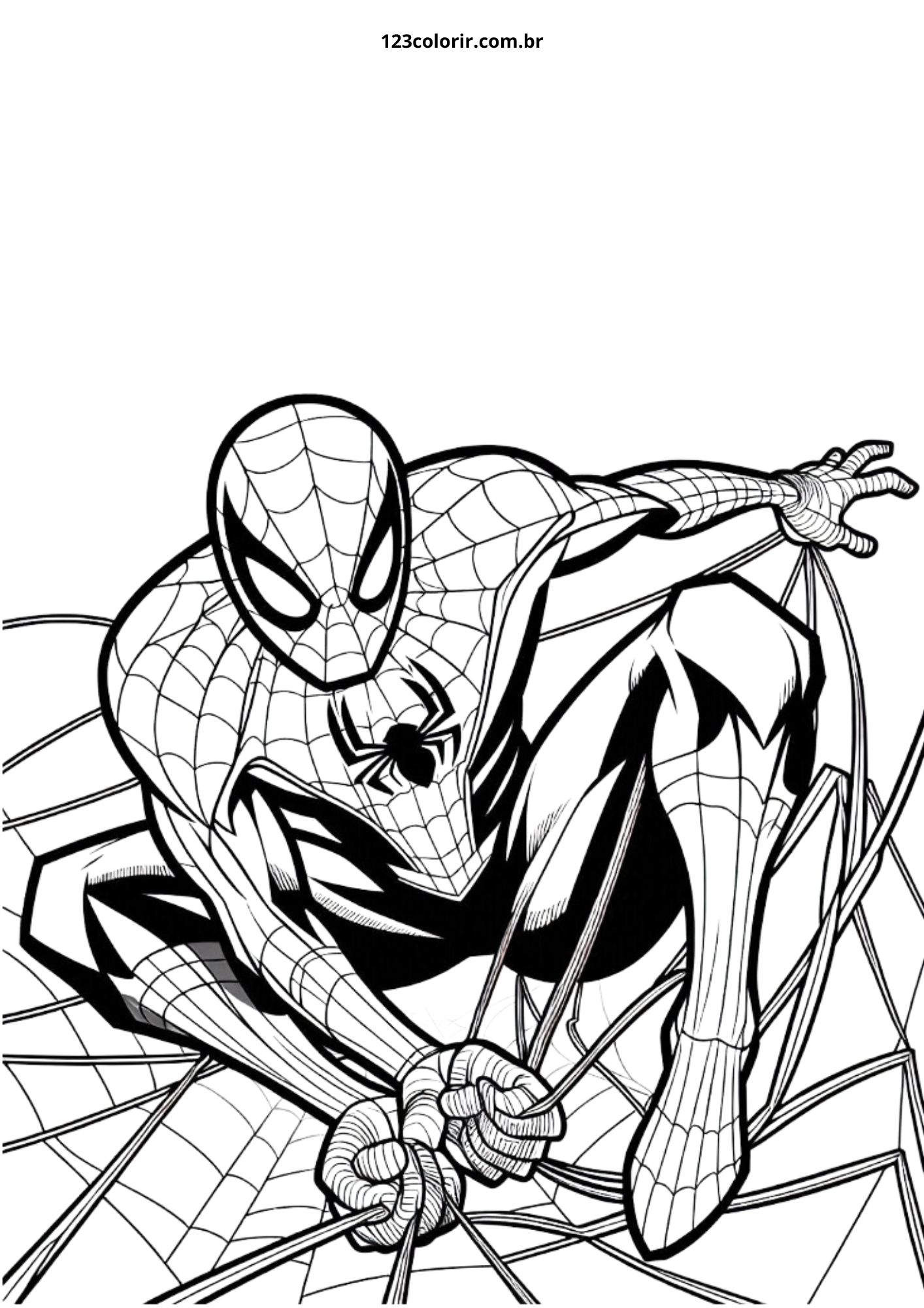 desenho para colorir menino detalhado