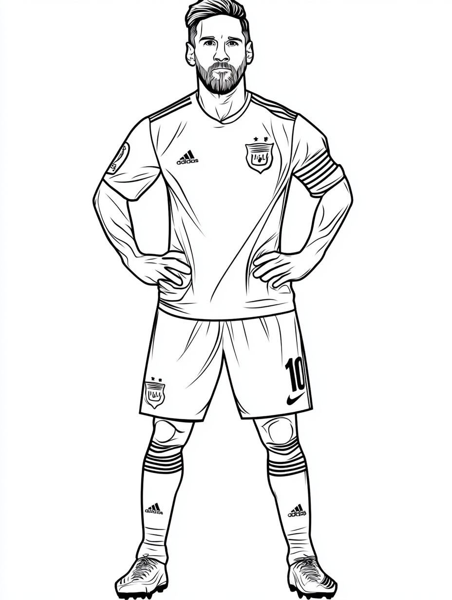 desenhos de jogadores de futebol para colorir