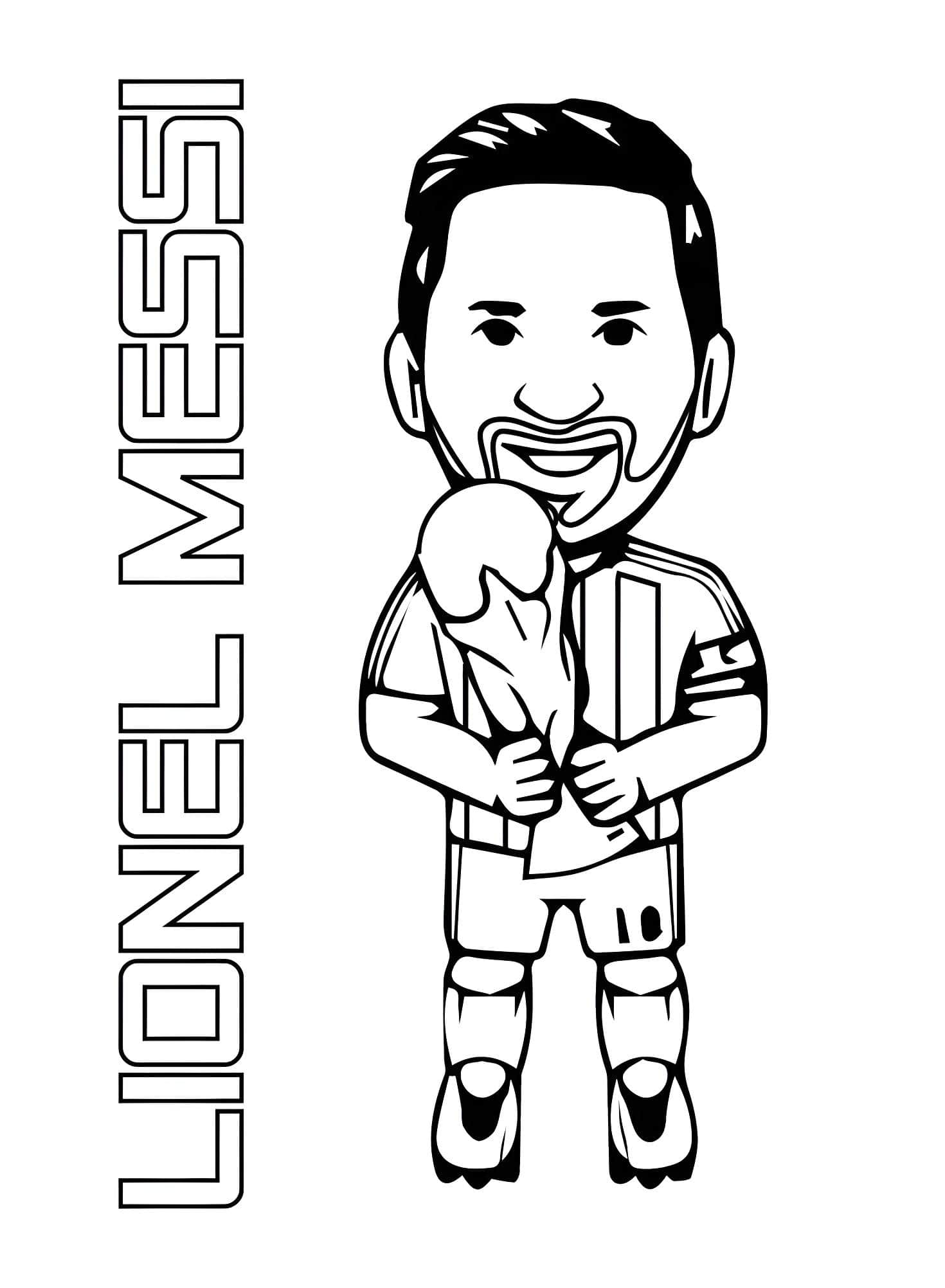 coloring pages messi